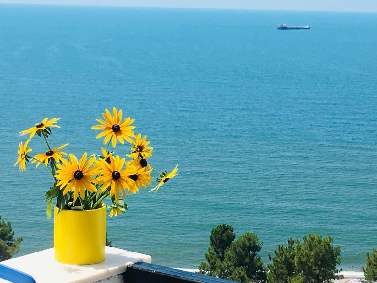 Yellow Room With Sea View Makhinjauri Ngoại thất bức ảnh